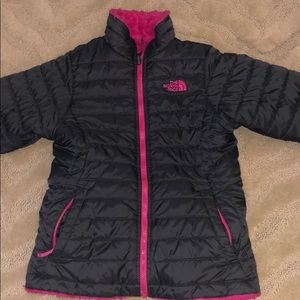 The North Face Kids Mossbud Swirl Reversible Parka